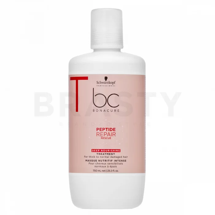 Schwarzkopf Professional BC Bonacure Peptide Repair Rescue Deep Nourishing Treatment maska do włosów zniszczonych 750 ml