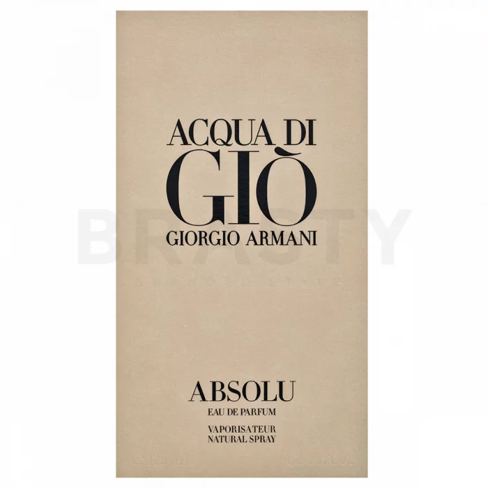 Armani (Giorgio Armani) Acqua di Gio Absolu Eau de Parfum férfiaknak 125 ml