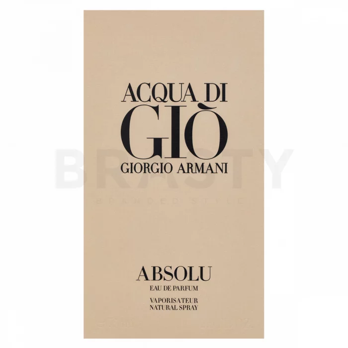 Armani (Giorgio Armani) Acqua di Gio Absolu parfumirana voda za moške 75 ml