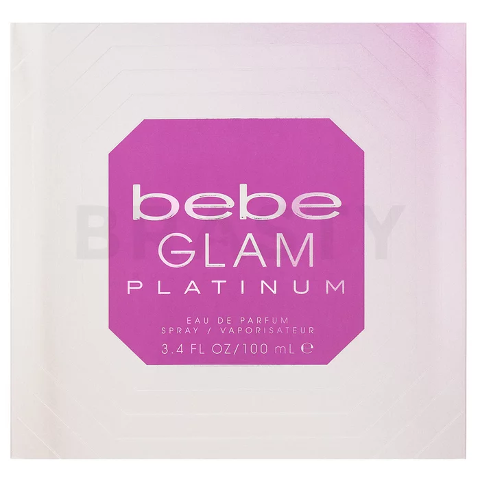 Bebe Glam Platinum Eau de Parfum da donna 100 ml
