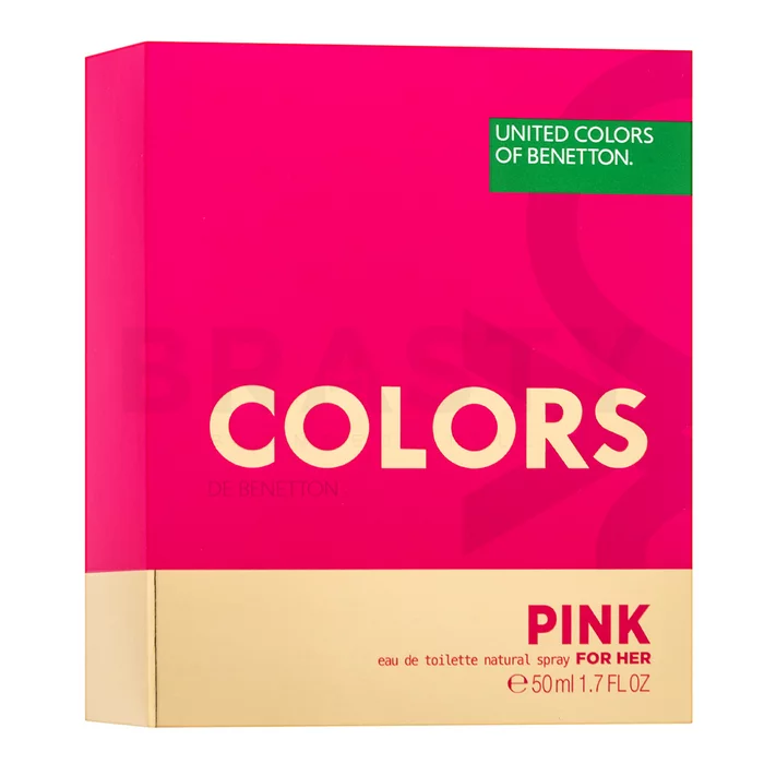 Benetton Colors de Benetton Pink Eau de Toilette voor vrouwen 50 ml