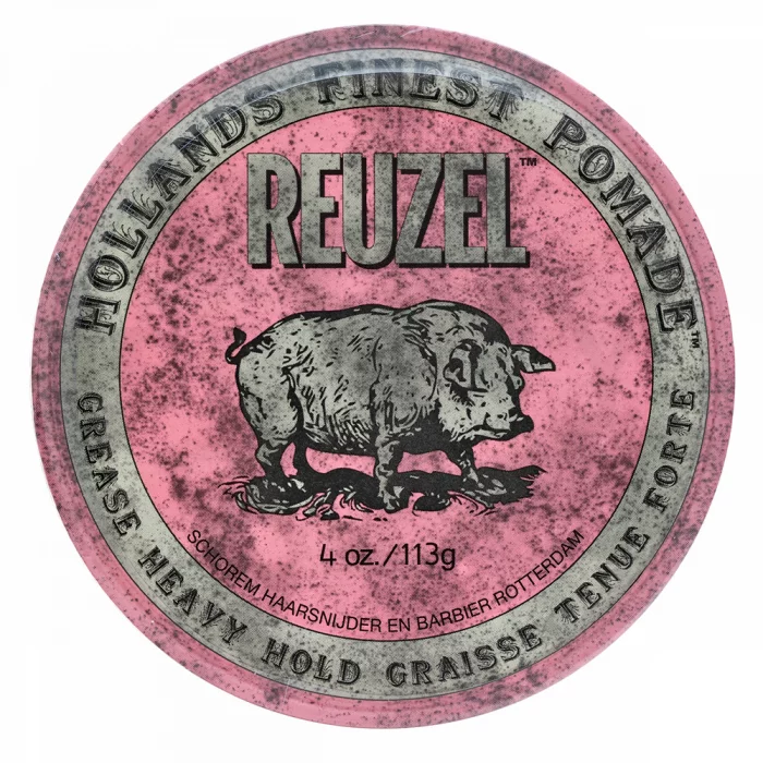 Reuzel Pink Pomade pomáda na vlasy pre silnú fixáciu 113 g