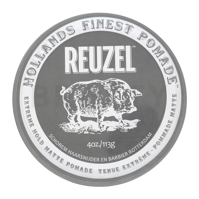 Reuzel Extreme Hold Matte Pomade pasta za modeliranje za zelo močno pritrditev 113 g