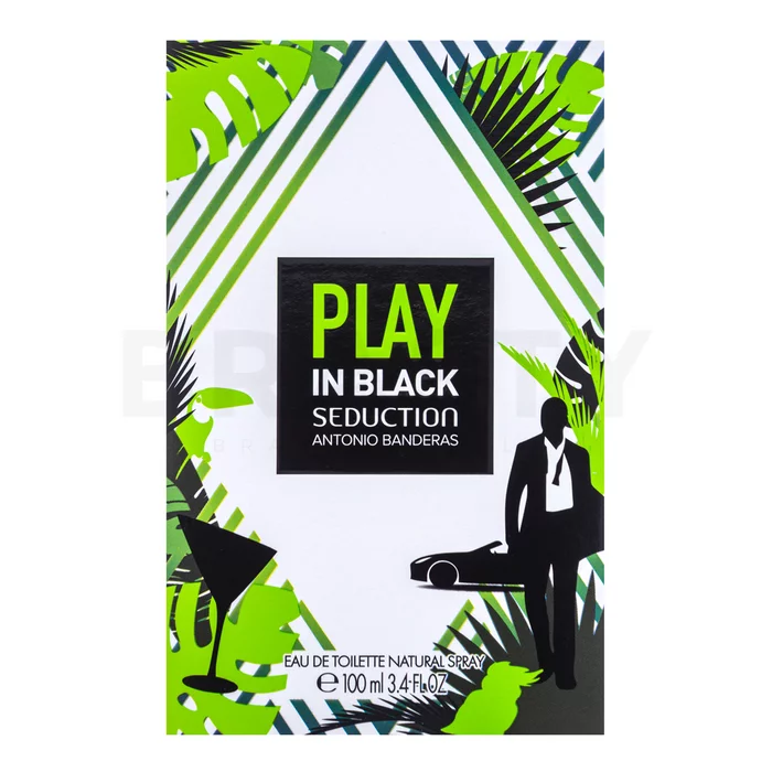Antonio Banderas Play in Black Seduction Eau de Toilette para hombre 100 ml