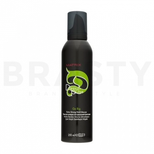 Matrix Design Pulse Go Big Extra Strong Hold Mousse utrjevalec pene za zelo močno pritrditev 250 ml