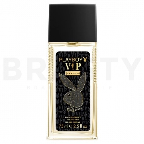 Playboy VIP for Him Black Edition deodorante in spray da uomo 75 ml
